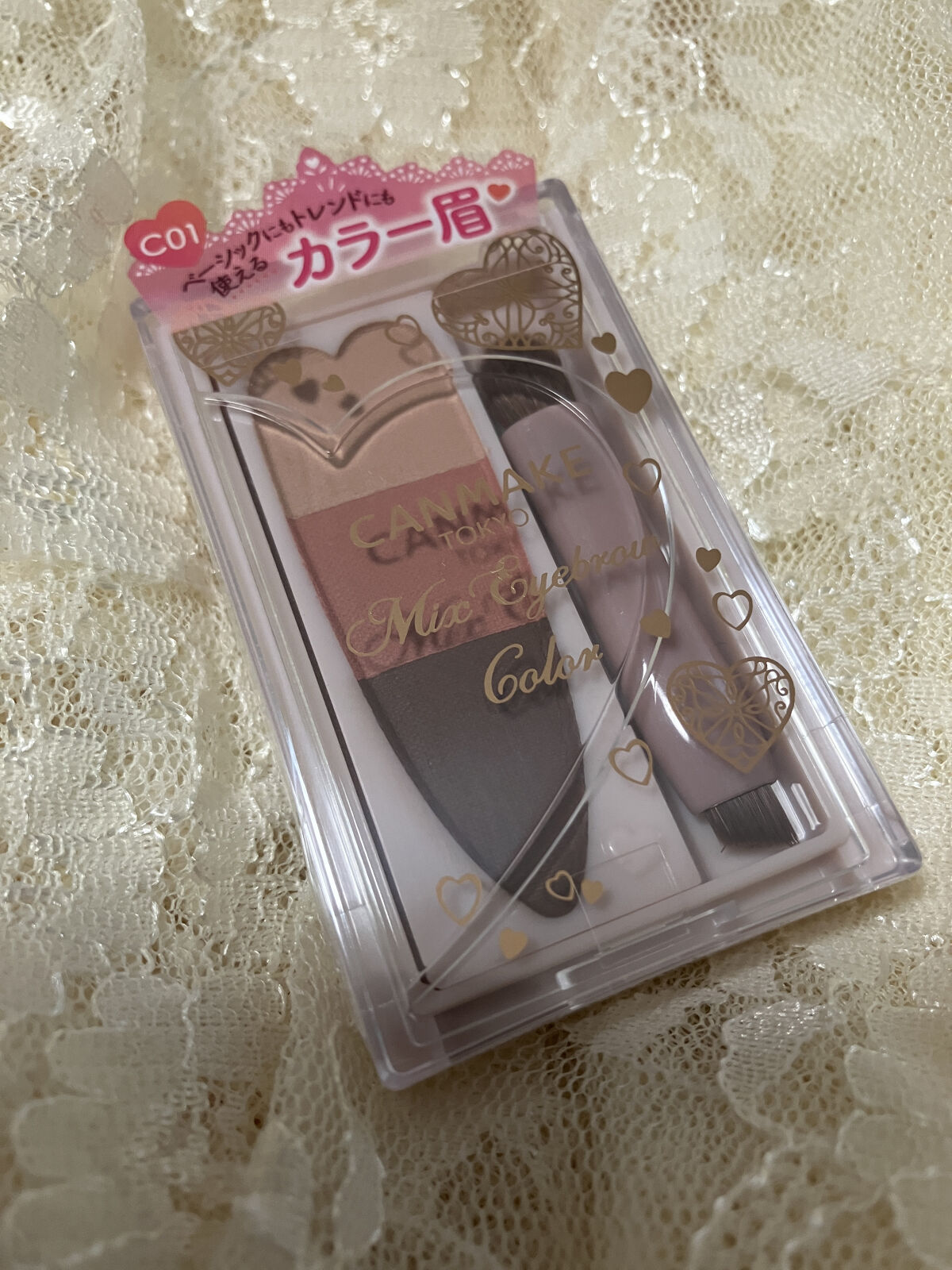 ミックスアイブロウカラー/キャンメイク/パウダーアイブロウを使ったクチコミ（1枚目）