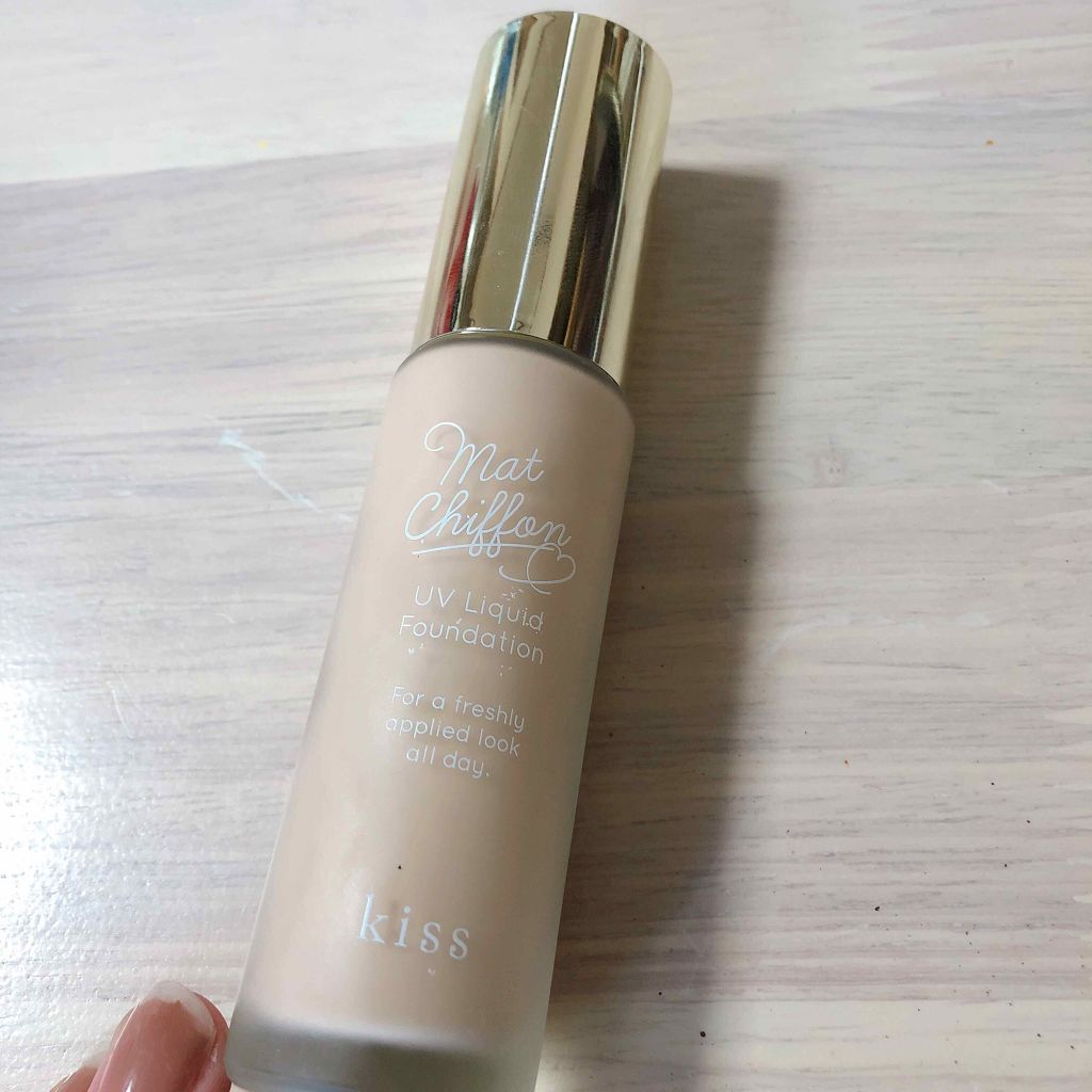 マットシフォン UVリキッドファンデ/KiSS/リキッドファンデーションを使ったクチコミ(1枚目)