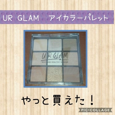 UR GLAM　BLOOMING EYE COLOR PALETTE/U R GLAM/パウダーアイシャドウを使ったクチコミ（1枚目）