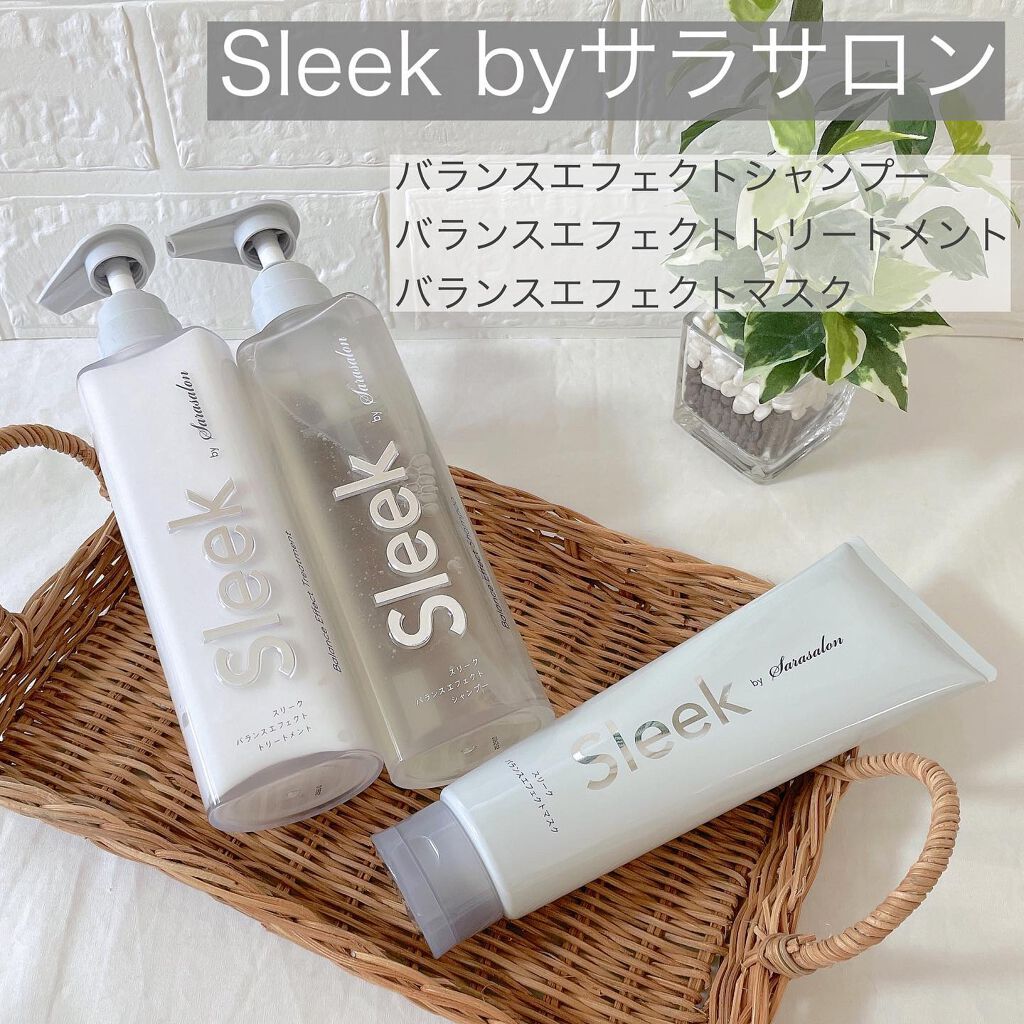 バランスエフェクトシャンプー／トリートメント/スリーク by サラサロン/市販シャンプーを使ったクチコミ（1枚目）