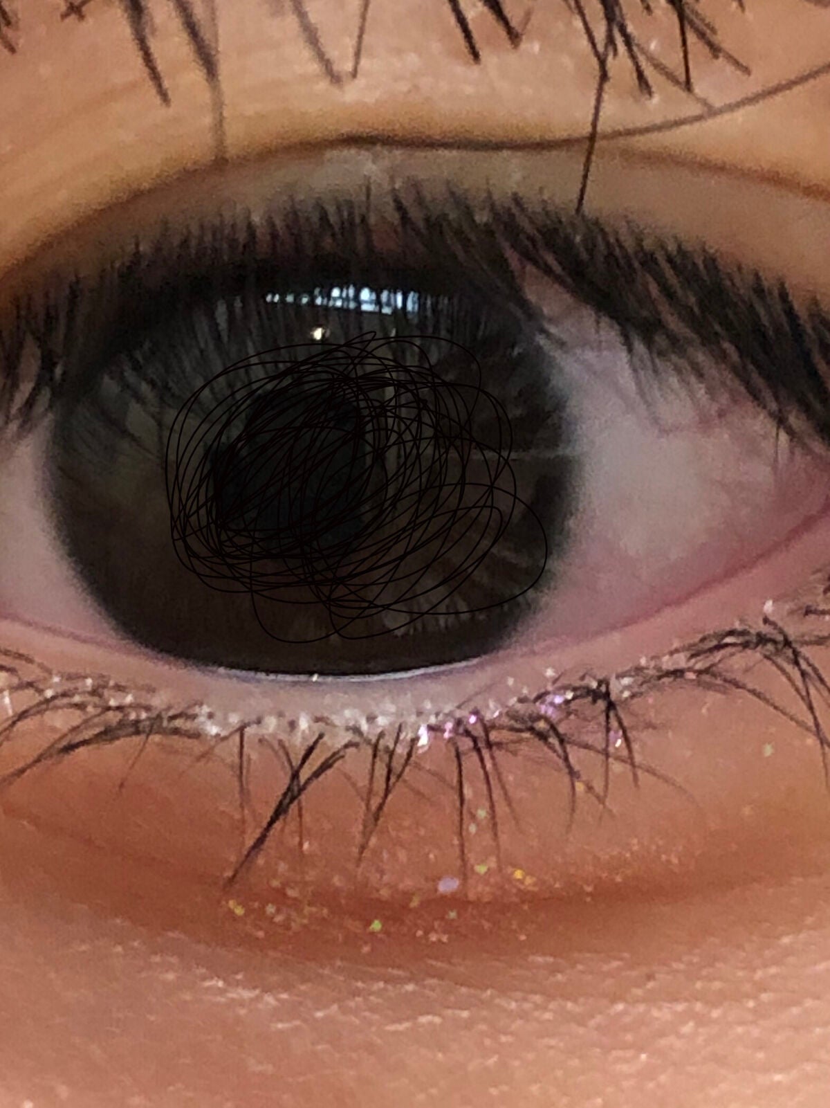 リキッド グリッター シャドウ/rom&nd/グリッターを使ったクチコミ(3枚目)