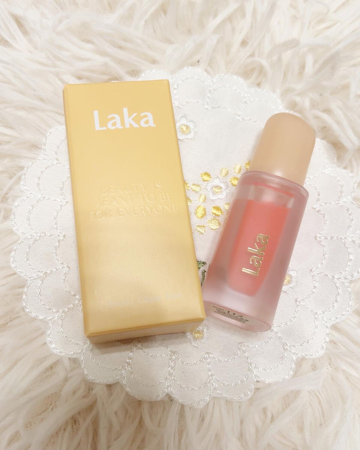 まいこ୨୧ *⑅❤︎·̩͙フォロバ100%♪̊̈♪̆̈ on LIPS 「Laka「フルーティーグラムティント」112ピンポン♡♡Qoo..」(1枚目)