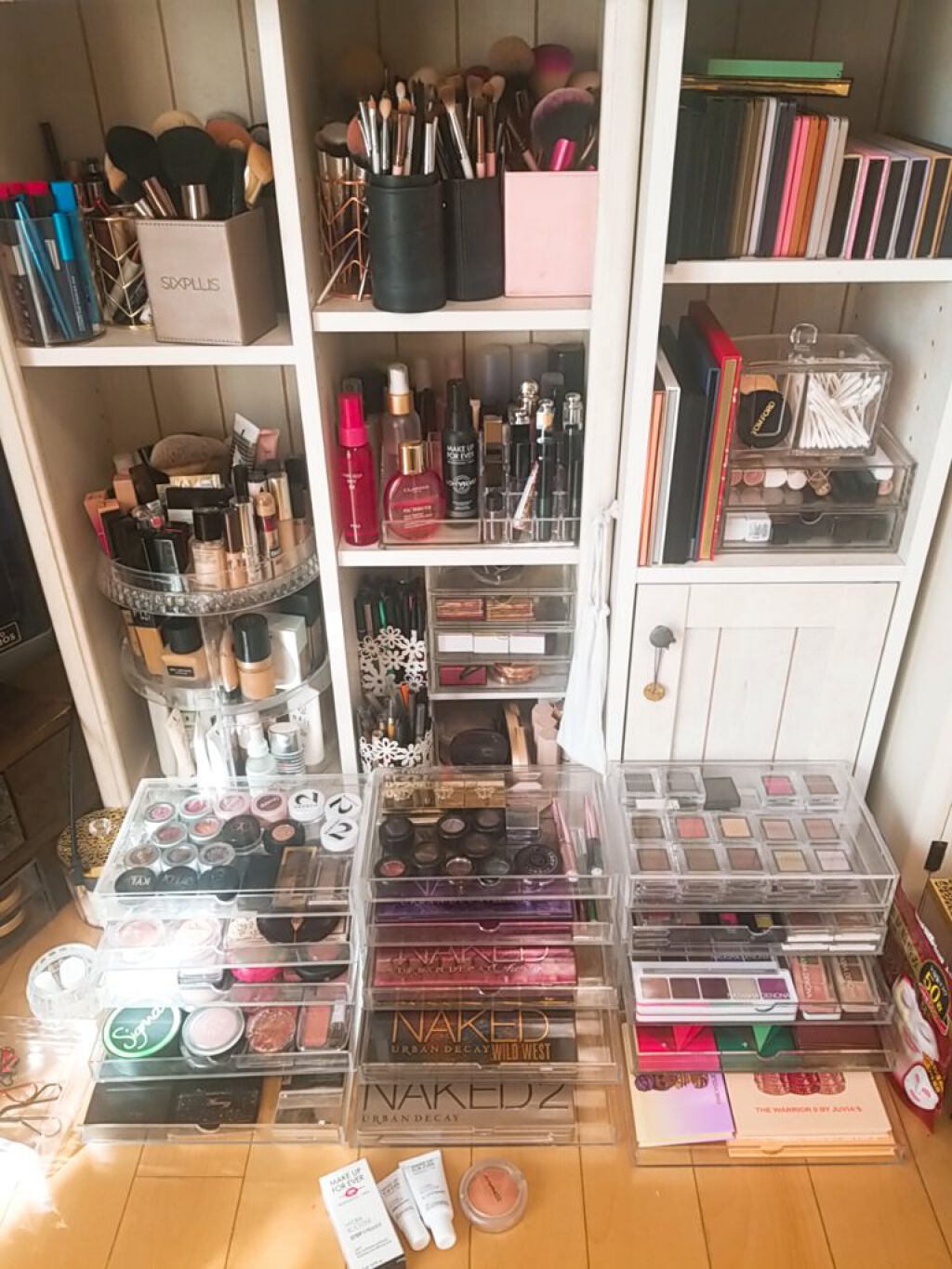 重なるアクリルケース２段引出・大/無印良品/その他化粧小物を使ったクチコミ（3枚目）