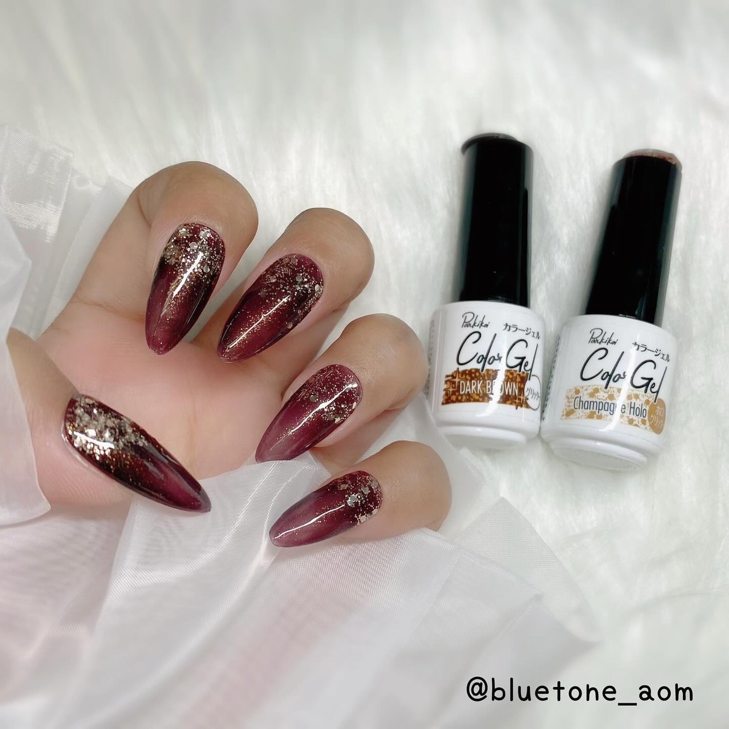 パル カラージェル/キャンドゥ/ジェルネイルを使ったクチコミ(5枚目)