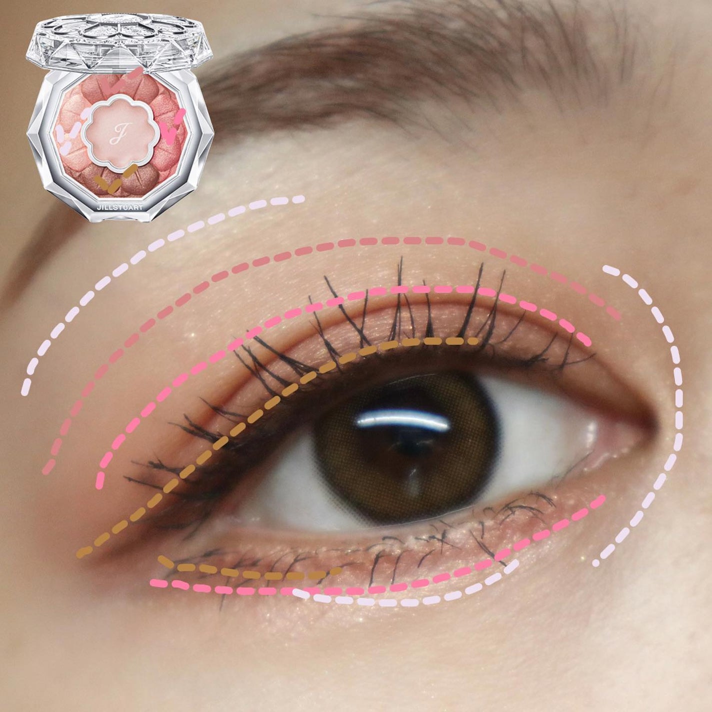 ジルスチュアート ブルームクチュール アイズ/JILL STUART/アイシャドウパレットを使ったクチコミ(6枚目)