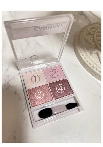 シルキースフレアイズ/キャンメイク/アイシャドウパレットを使ったクチコミ(3枚目)