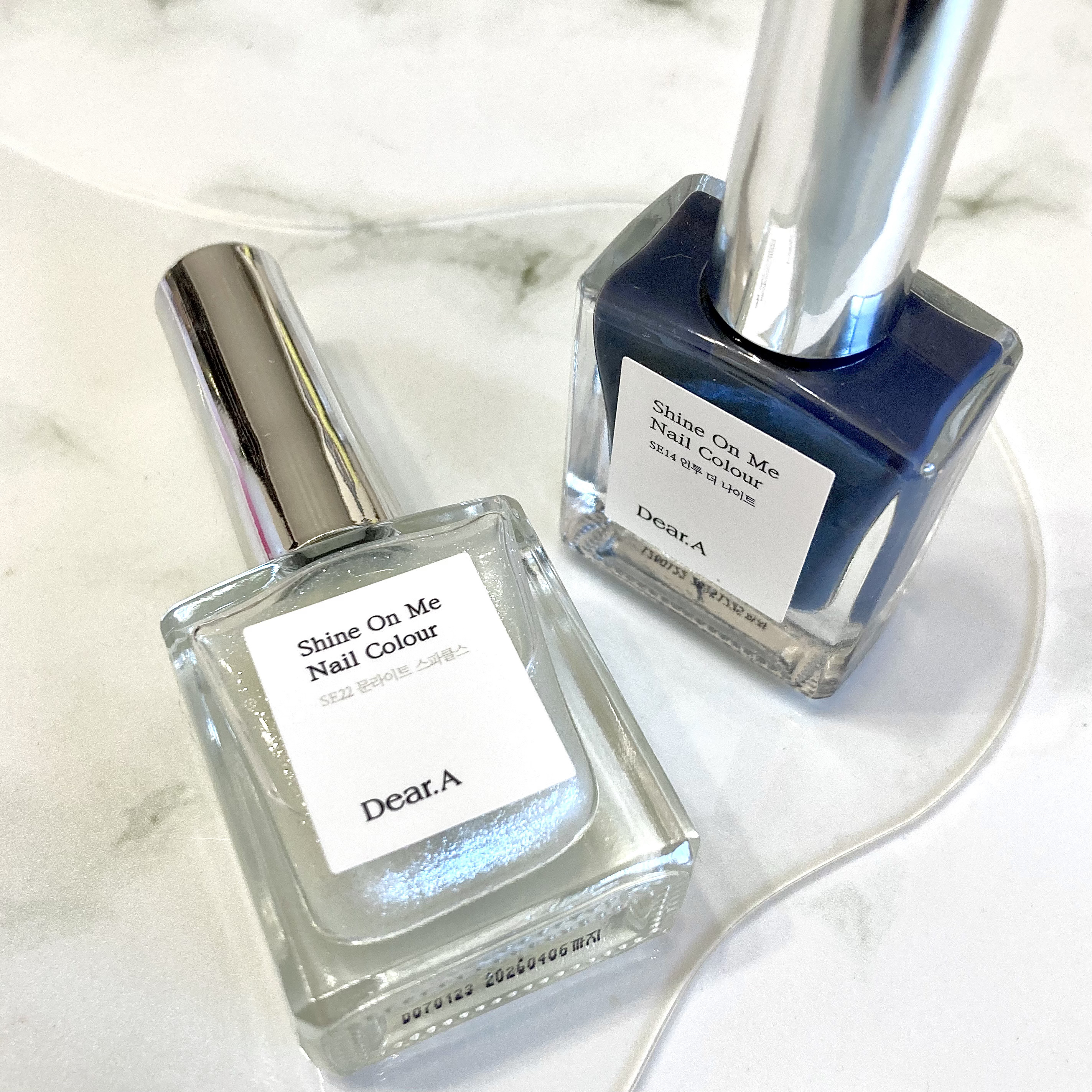 シャインオンミーネイルカラー SE14.イントゥザナイト/Dear.A/マニキュアを使ったクチコミ（3枚目）