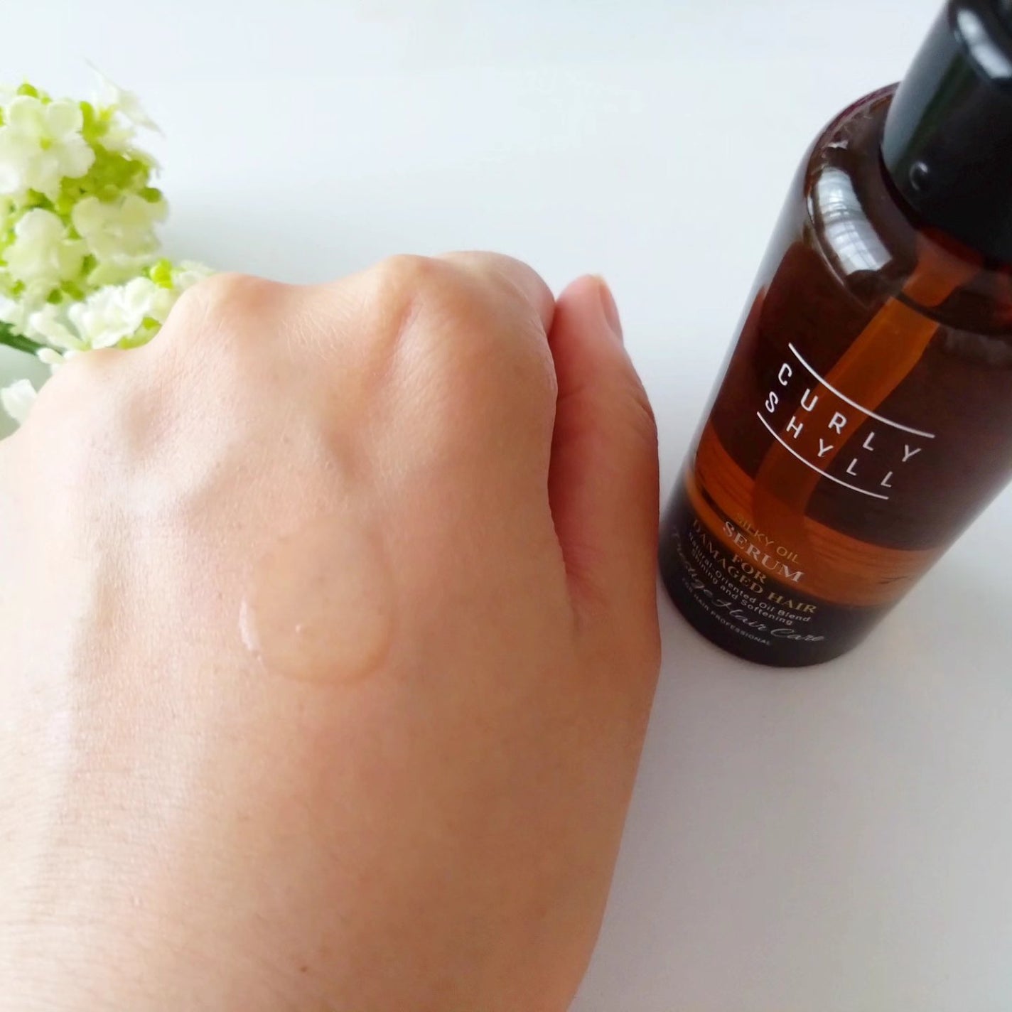 SILKY OIL SERUM/CULRY SHYLL/ヘアオイルを使ったクチコミ(3枚目)