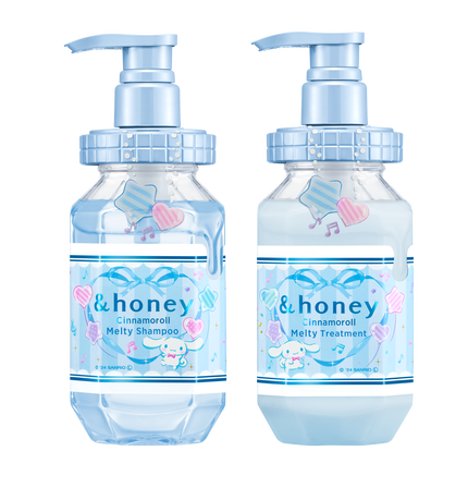 アンドハニー シナモロール メルティ  シャンプー&ヘアトリートメント限定ペアセット / &honey