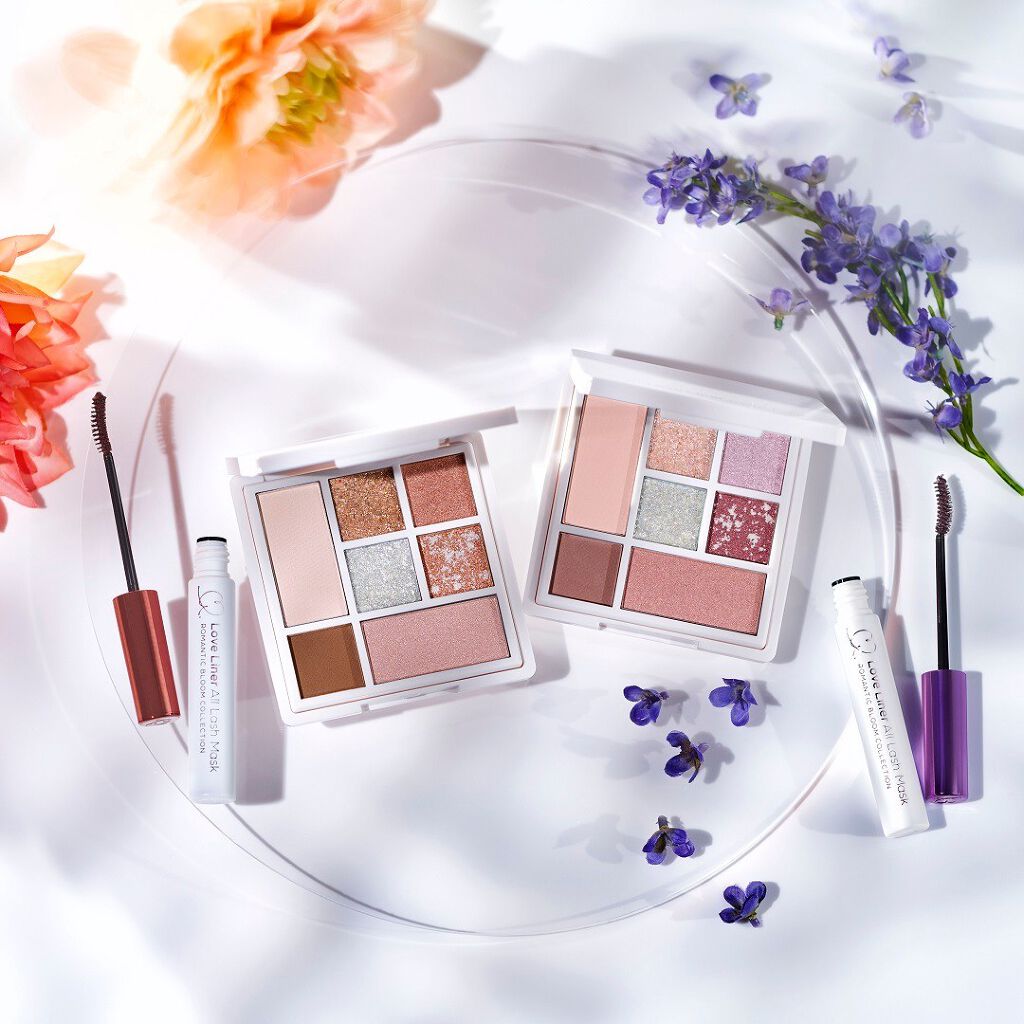 ラブ・ライナー　アイカラーパレット　ロマンティックブルームコレクション＜アイシャドウ＞/ラブ・ライナー/アイシャドウパレットを使ったクチコミ（1枚目）