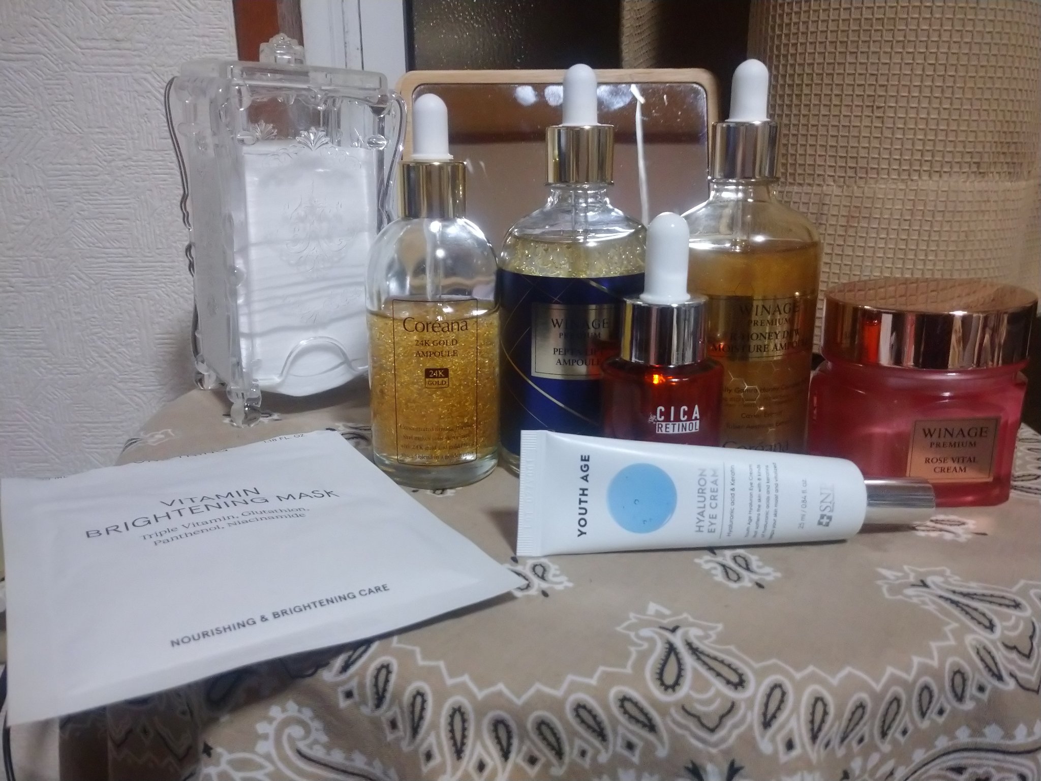 ウィネージ プレミアム アールハニー デュー モイスチャー アンプル/Coreana/美容液を使ったクチコミ（2枚目）