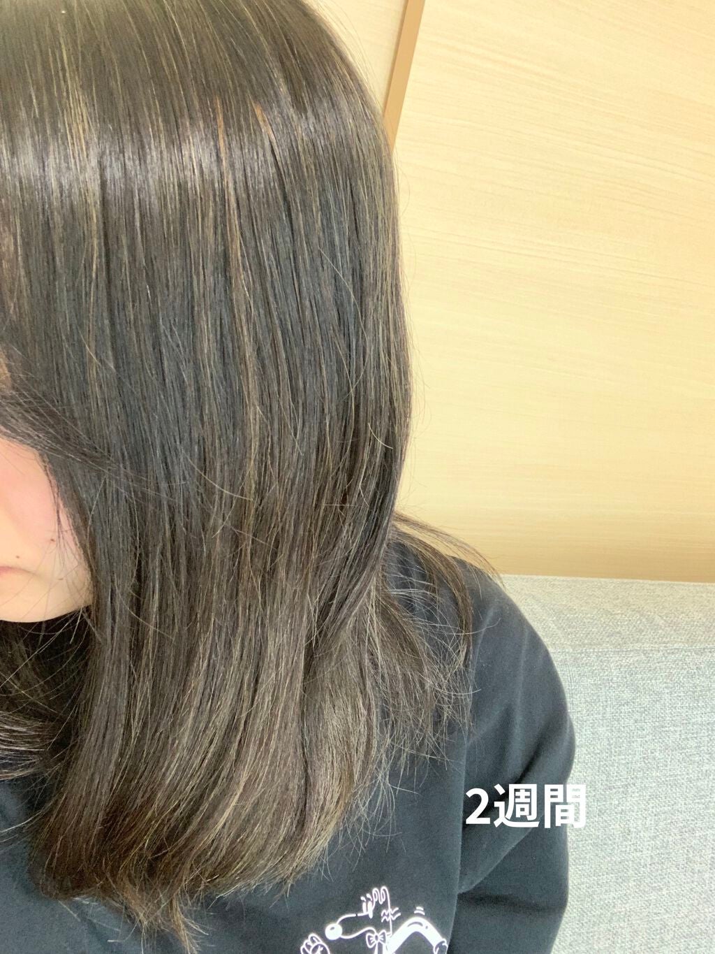 ゆんち on LIPS 「✨✨退色検証しました✨✨✳︎髪色✳︎暗髪✖️ハイライトブルーア..」(5枚目)