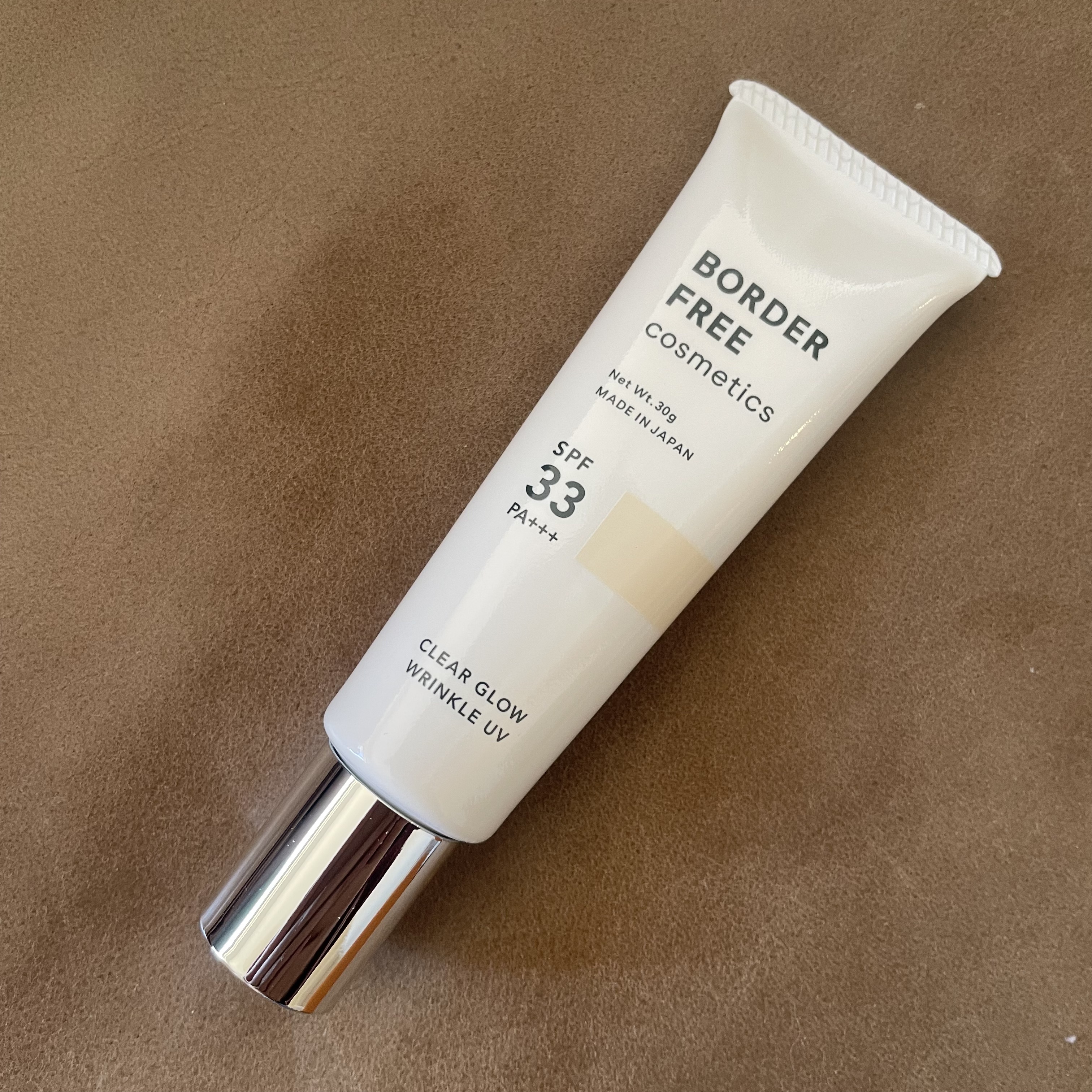 クリアグロウリンクルUV/BORDER FREE cosmetics/日焼け止め・UVケアを使ったクチコミ（1枚目）