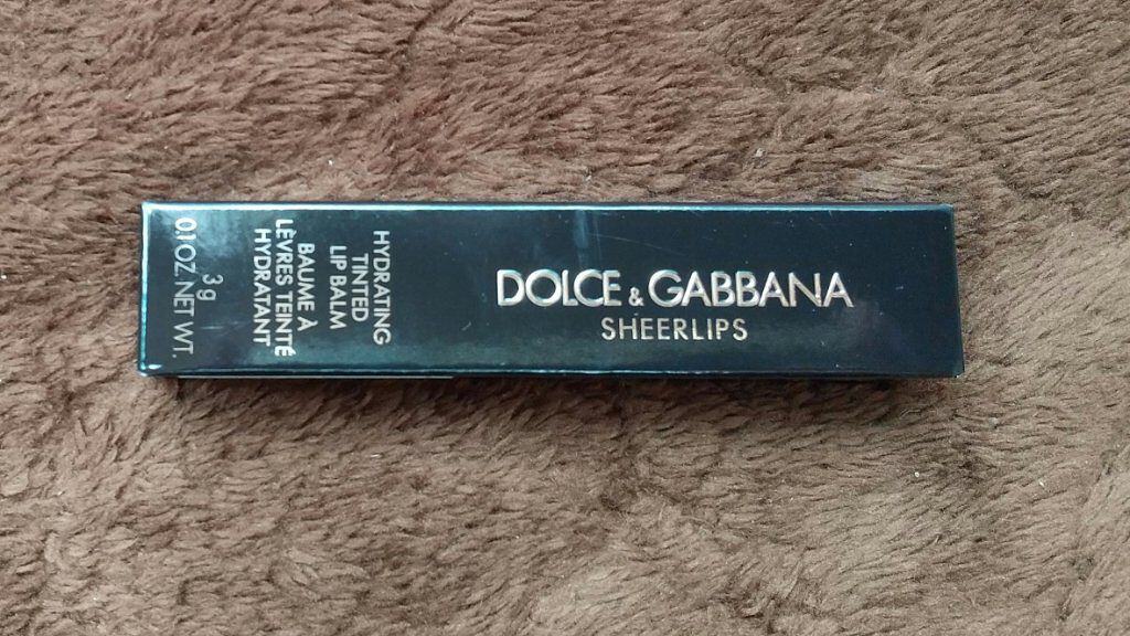 シアーリップス　ハイドレーティング　ティンティッドリップバーム/DOLCE&GABBANA BEAUTY/リップバームを使ったクチコミ（1枚目）