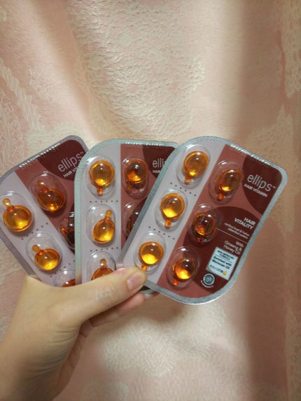 ヘアーオイル【トリートメント】/ellips/ヘアオイルを使ったクチコミ(2枚目)