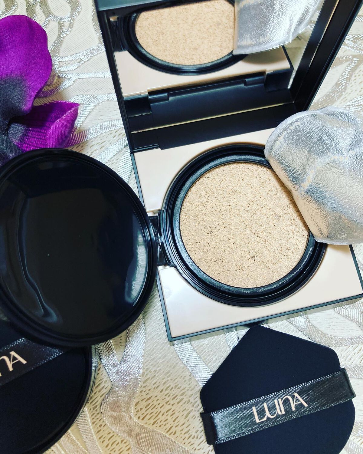 ロングラスティングコンシールフィクシングクッション /LUNA/クッションファンデーションを使ったクチコミ(1枚目)