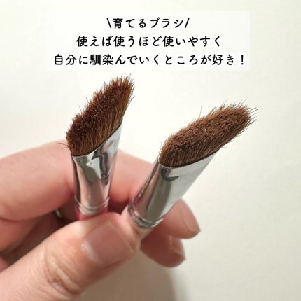 フーミー アイブロウブラシ 熊野筆/WHOMEE/メイクブラシを使ったクチコミ(5枚目)