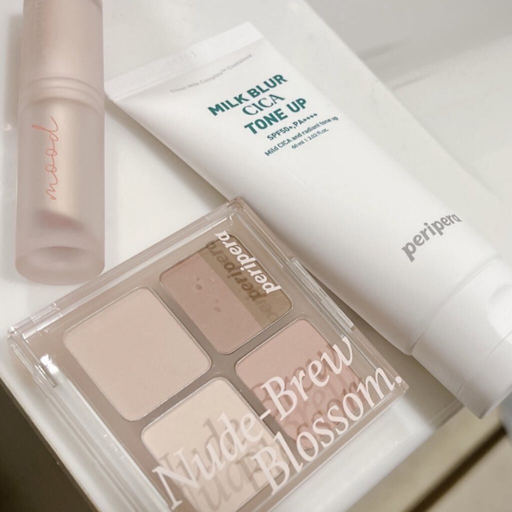 ミルク ブラー トーン アップ クリーム 05 CICA/PERIPERA/化粧下地を使ったクチコミ（1枚目）