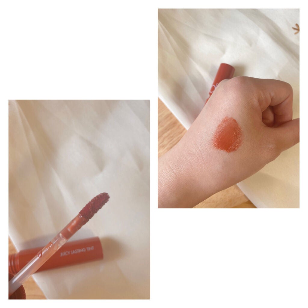 ジューシーラスティングティント/rom&nd/リップティントを使ったクチコミ(2枚目)