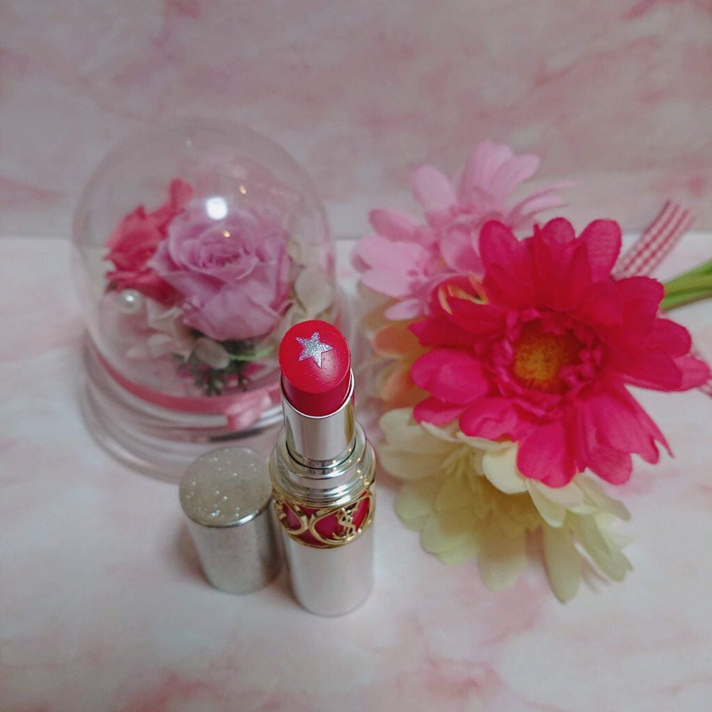ルージュ ヴォリュプテ ロックシャイン/YVES SAINT LAURENT BEAUTE/口紅を使ったクチコミ(2枚目)