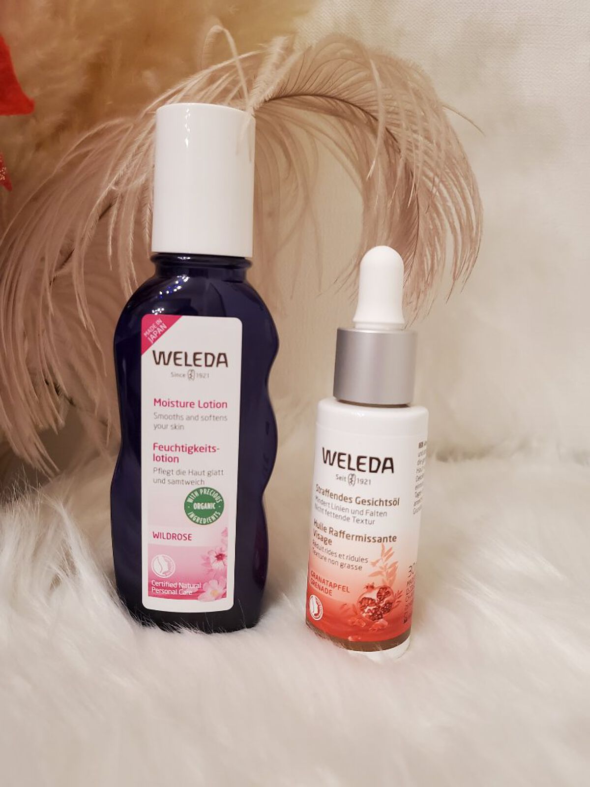 ざくろ フェイシャルオイル/WELEDA/フェイスオイルを使ったクチコミ（3枚目）