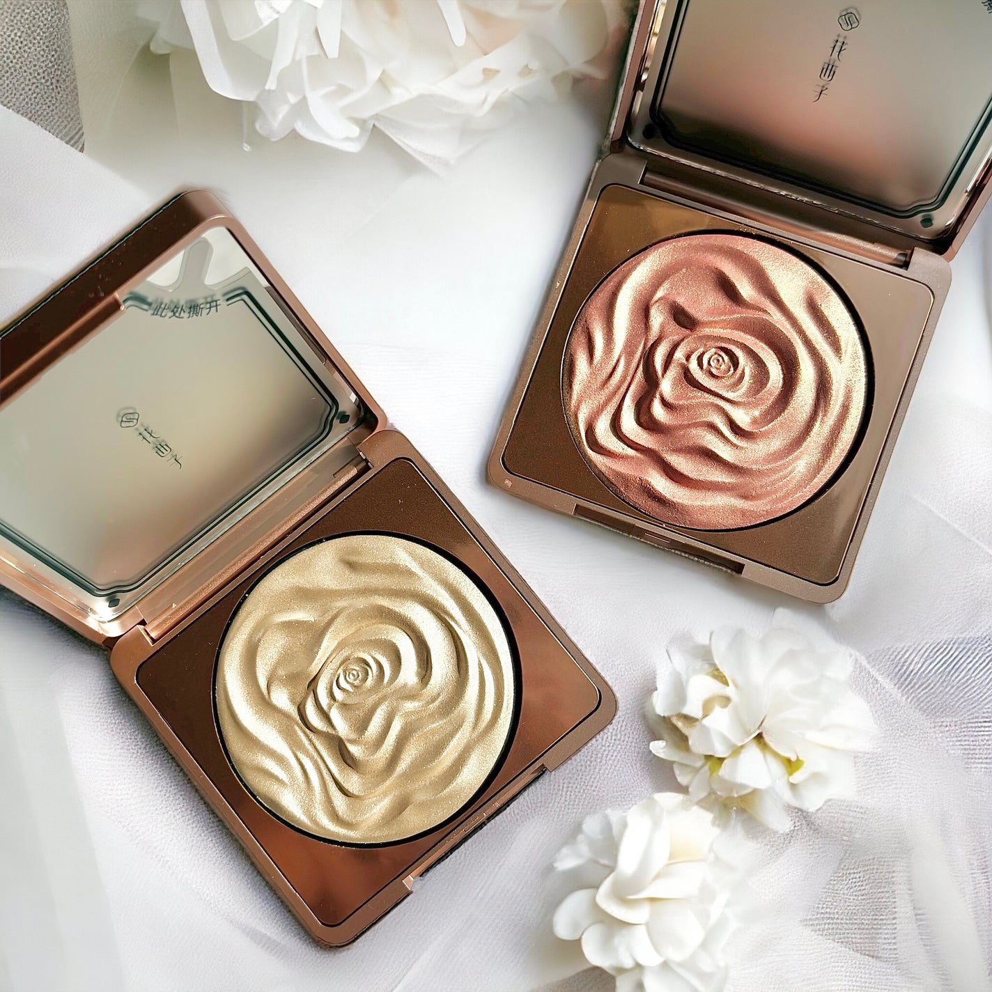 双花彫刻 ハイライト/花西子/パウダーハイライトを使ったクチコミ(7枚目)