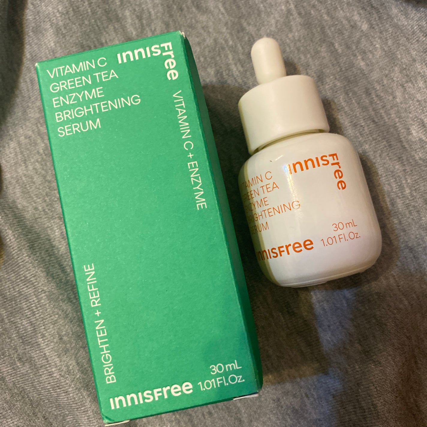 ビタC グリーンティーエンザイム ブライト セラム/innisfree/美容液を使ったクチコミ(1枚目)