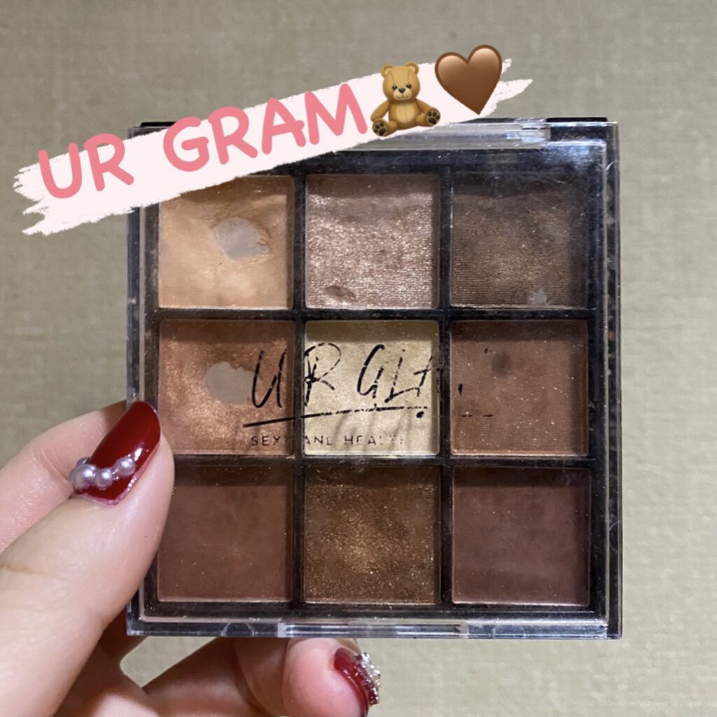 UR GLAM　BLOOMING EYE COLOR PALETTE/U R GLAM/アイシャドウパレットを使ったクチコミ（1枚目）