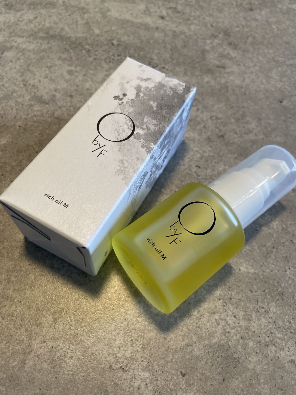 リッチオイル M/O by F/ヘアオイルを使ったクチコミ（1枚目）