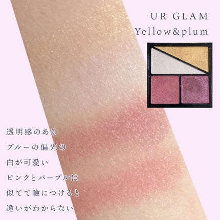 UR GLAM VELVET EYE COLOR PALETTE/U R GLAM/アイシャドウパレットを使ったクチコミ(5枚目)