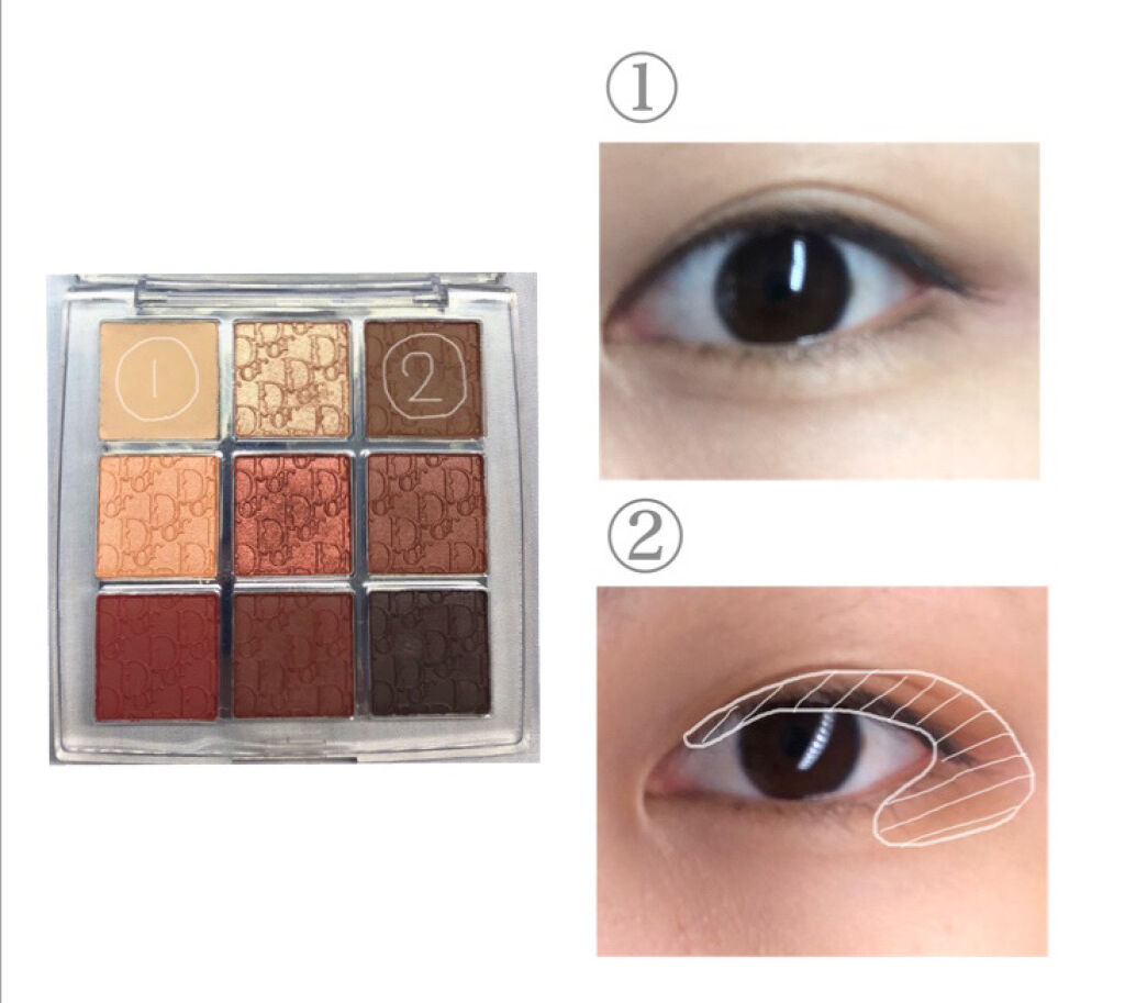 ディオール バックステージ アイ パレット/Dior/アイシャドウパレットを使ったクチコミ（3枚目）