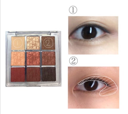 ディオール バックステージ アイ パレット/Dior/アイシャドウパレットを使ったクチコミ(3枚目)