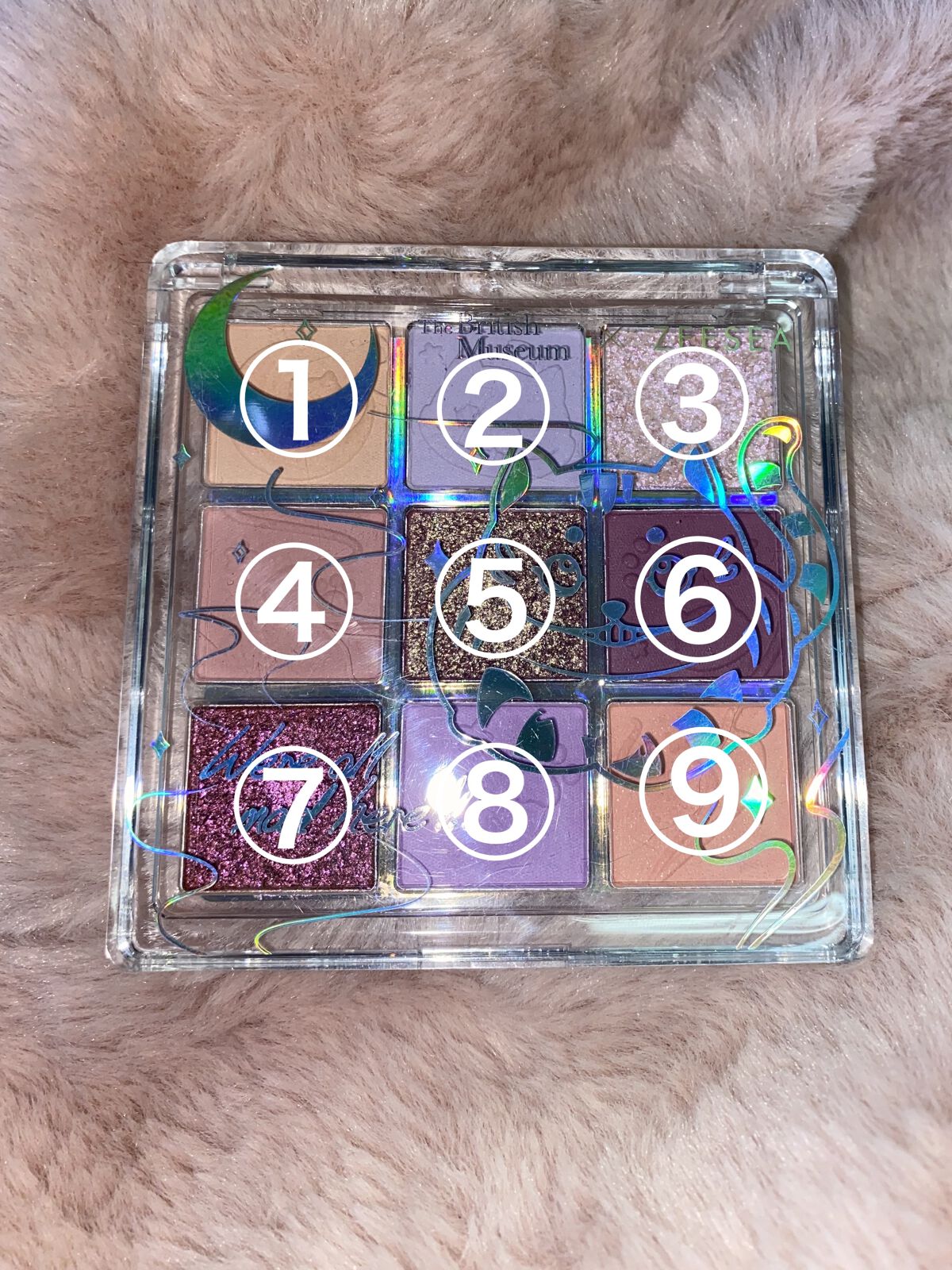 クォーツ 9色アイシャドウパレット(ドリームランドアイシャドウ)/ZEESEA/アイシャドウパレットを使ったクチコミ（2枚目）