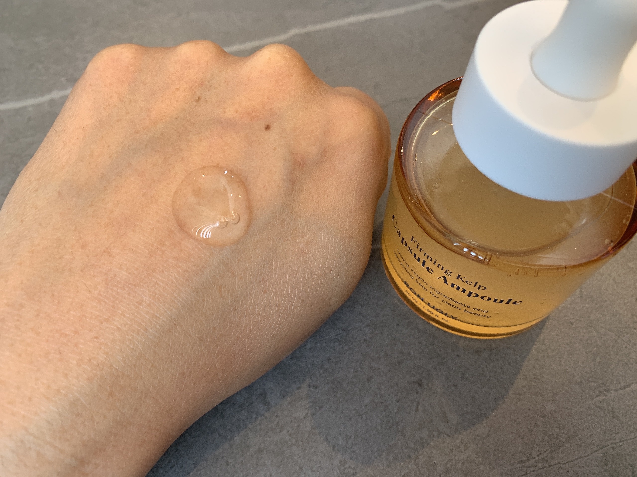 ファーミングケルプ カプセルアンプル/BONUGLY/美容液を使ったクチコミ（3枚目）