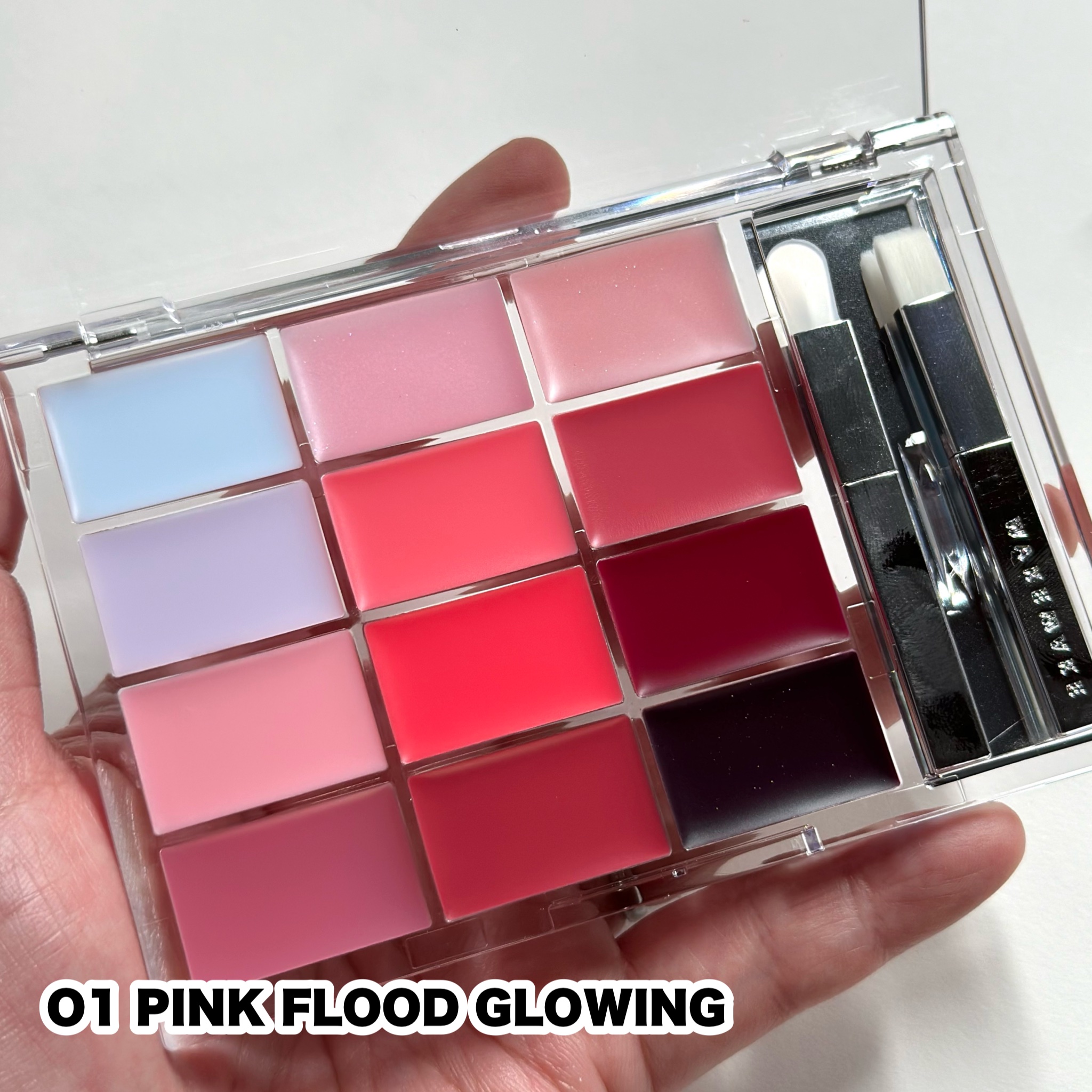 wakemake ソフトカラーリングリップパレットのクチコミ「\WAKEMAKE新作！/話題のリップパレット♡

---------------------.....」（3枚目）