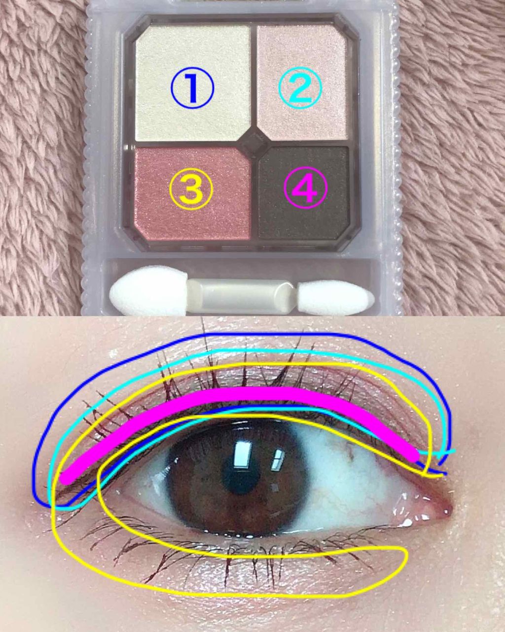 ジュエリングアイズ/MAJOLICA MAJORCA/アイシャドウパレットを使ったクチコミ(3枚目)