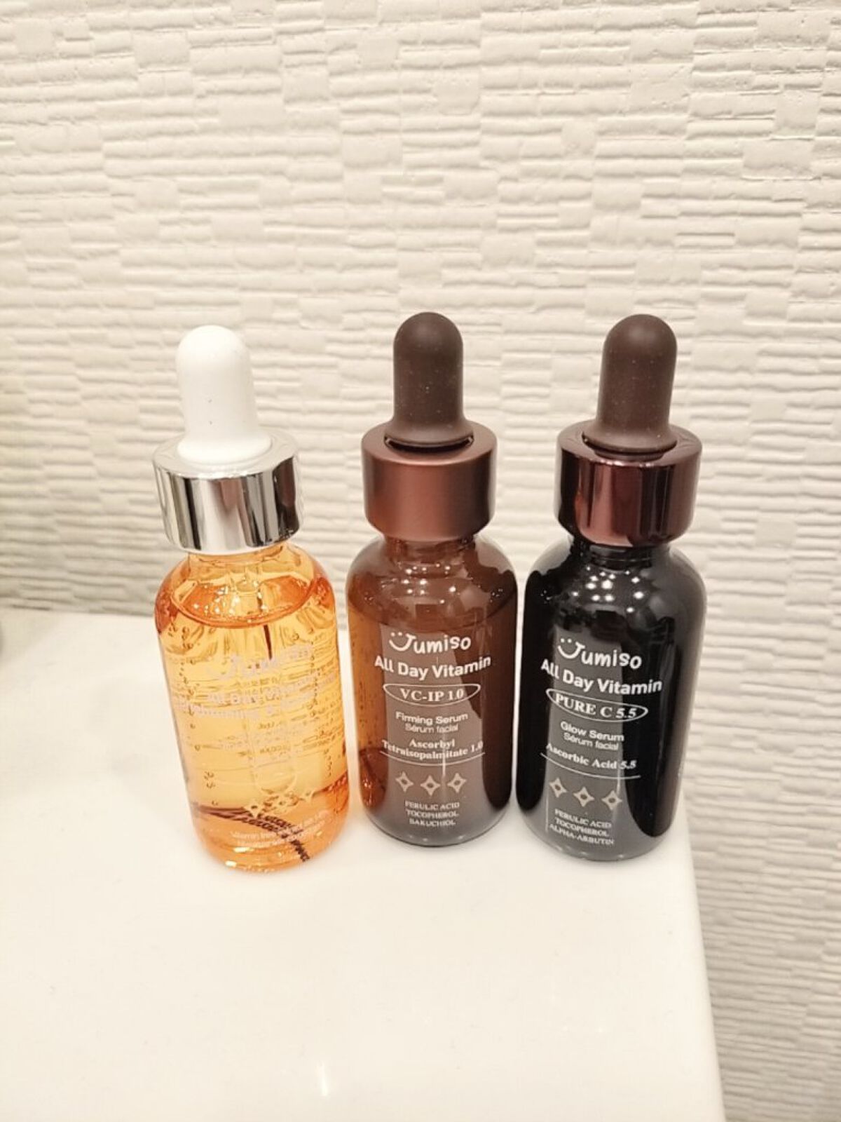 オールデイビタミンブライトニング＆バランシングフェイシャルセラム/JUMISO/美容液を使ったクチコミ（1枚目）