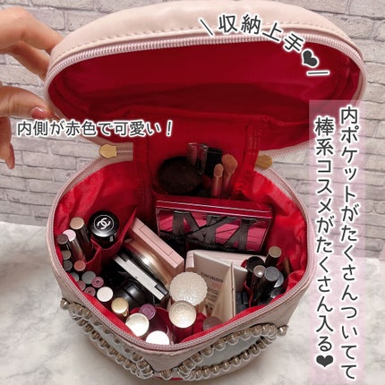 キルティングバニティポーチ/a-jolie(アジョリー) /化粧ポーチを使ったクチコミ(3枚目)