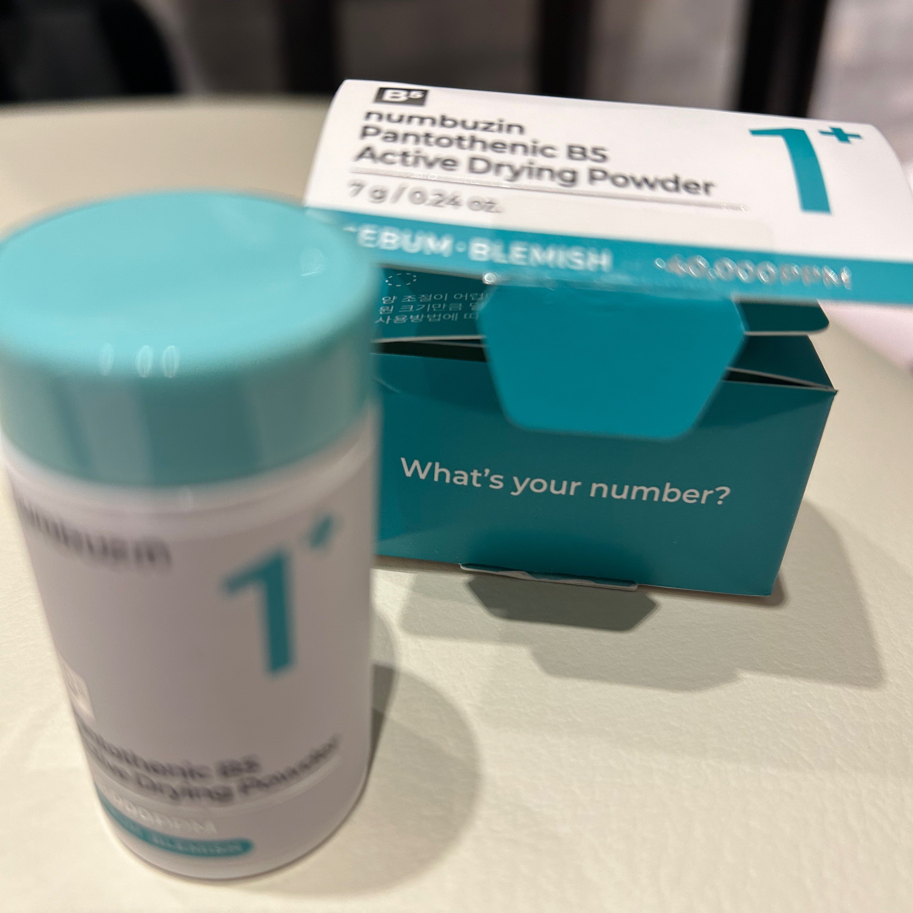 1番 かけるパントテン酸スキンパウダー/numbuzin/その他スキンケアを使ったクチコミ（3枚目）