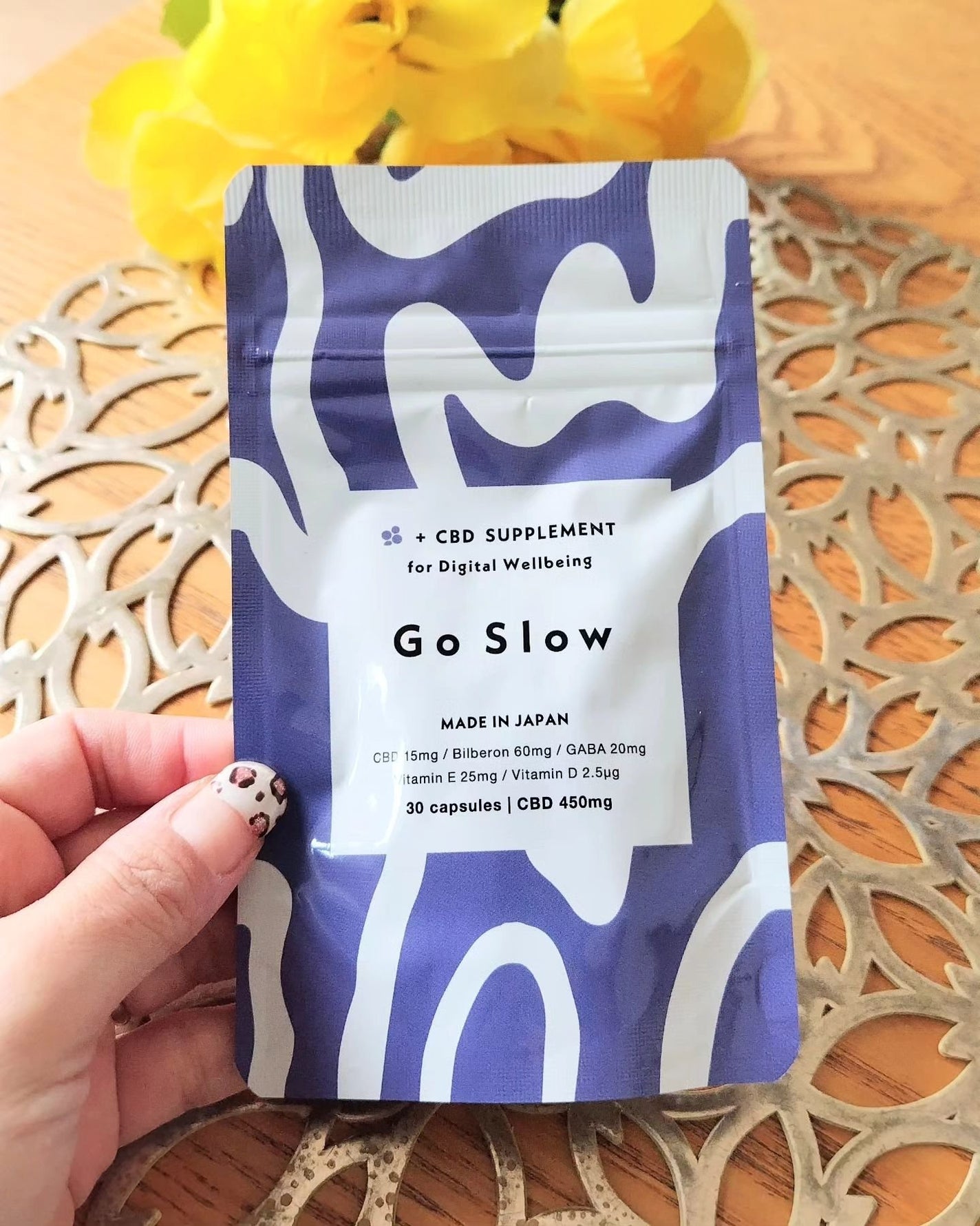 CBDサプリメント for デジタルウェルビーイング/Go Slow/健康サプリメントを使ったクチコミ(1枚目)