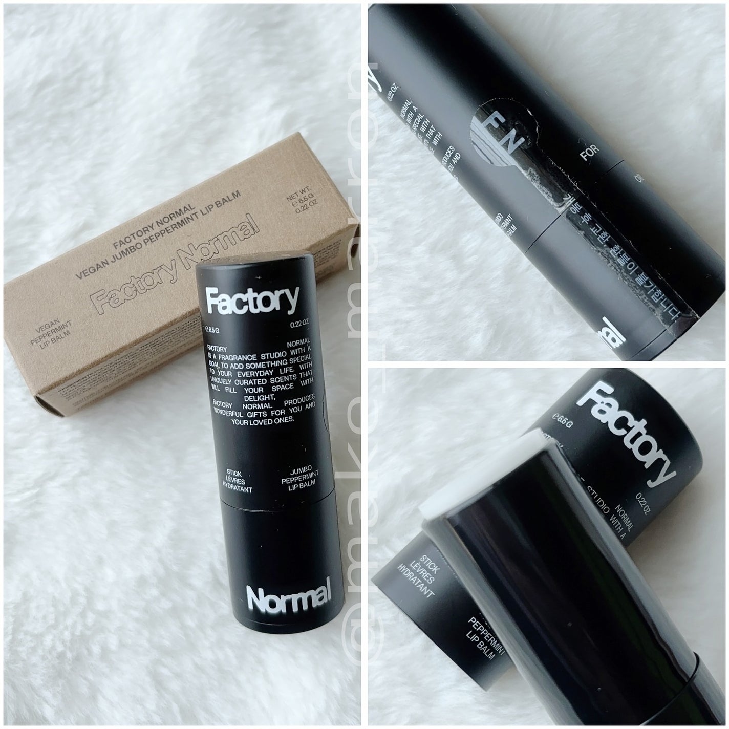 Vegan Jumbo Peppermint Lip Balm/Factory Normal/リップバームを使ったクチコミ(3枚目)