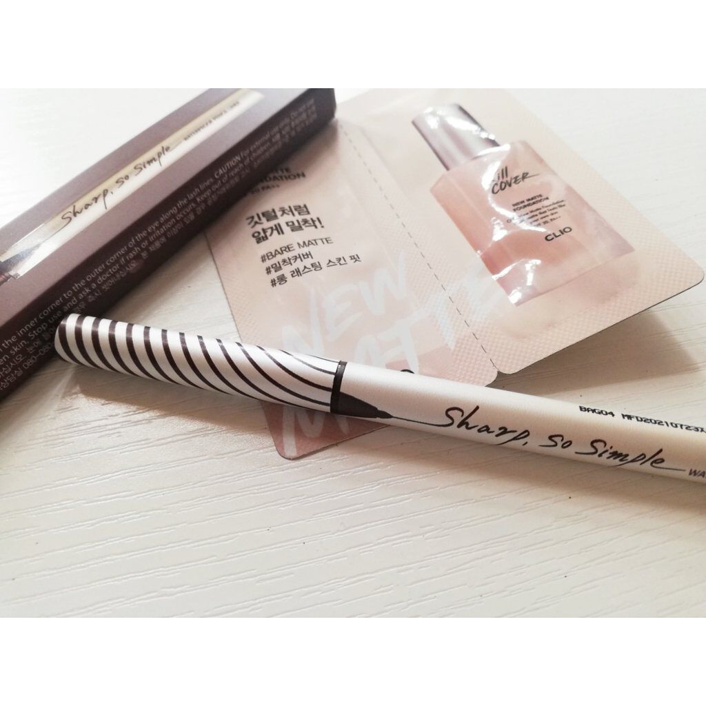 シャープ ソ シンプル ウォータープルーフ ペンシル ライナー/CLIO/ペンシルアイライナーを使ったクチコミ(1枚目)