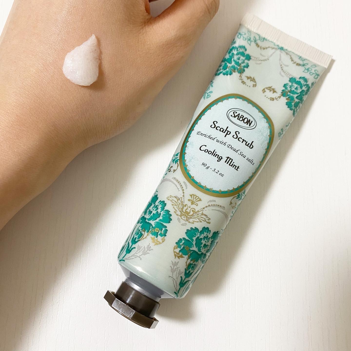 ヘッドスクラブ リフレッシング(ミント)/SABON/ヘッドスクラブを使ったクチコミ（3枚目）