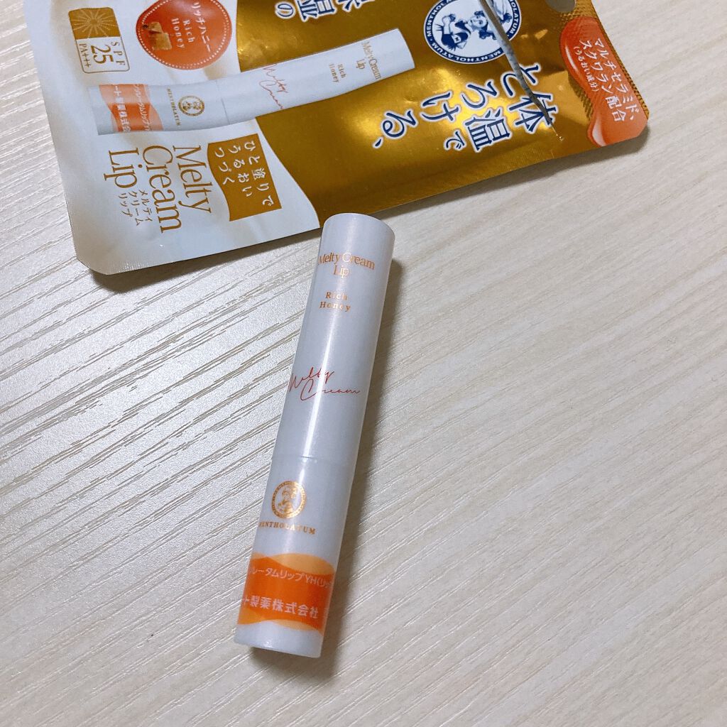 メルティクリームリップ/メンソレータム/リップクリームを使ったクチコミ（3枚目）