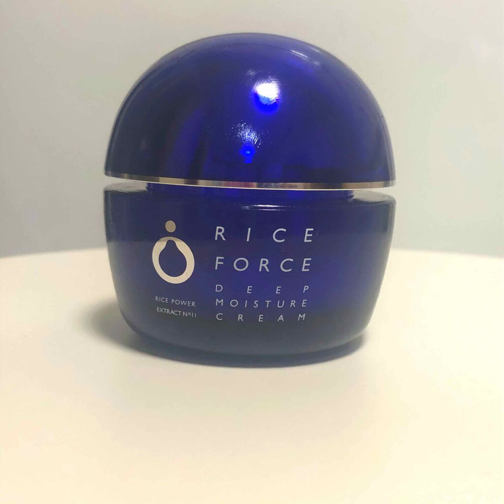 ディープモイスチュアクリーム/ライスフォース/フェイスクリームを使ったクチコミ(1枚目)