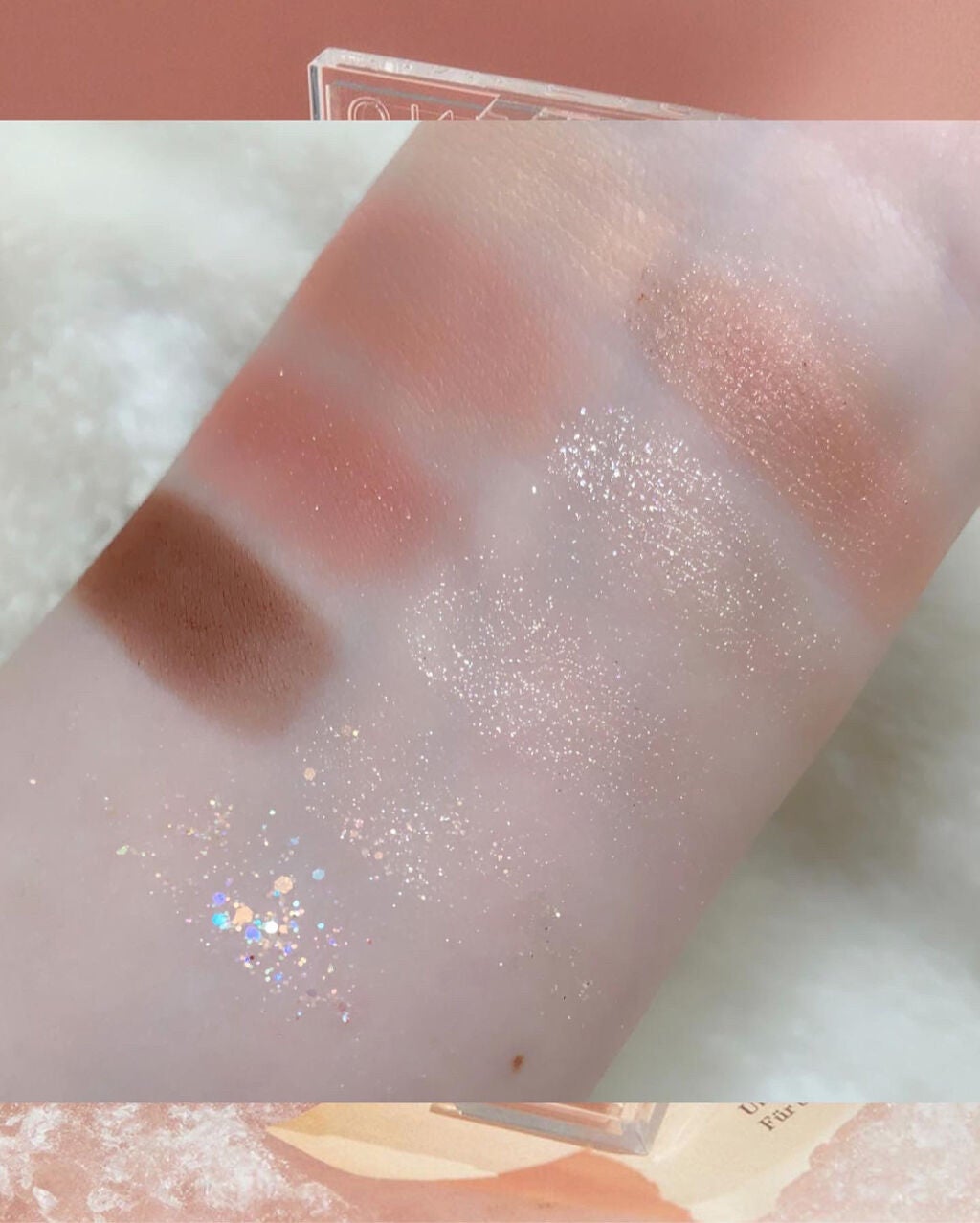 グリッターペディアアイパレット/unleashia/アイシャドウパレットを使ったクチコミ(5枚目)