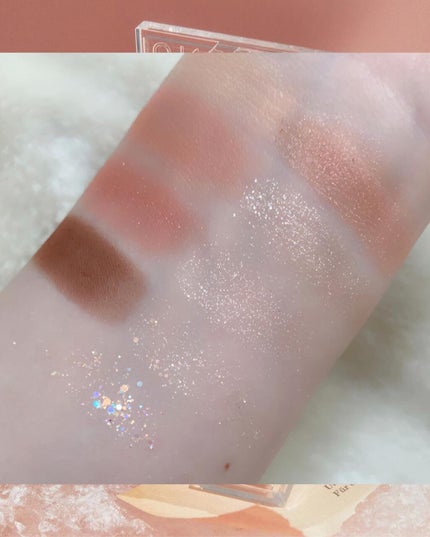 グリッターペディアアイパレット/unleashia/アイシャドウパレットを使ったクチコミ(5枚目)