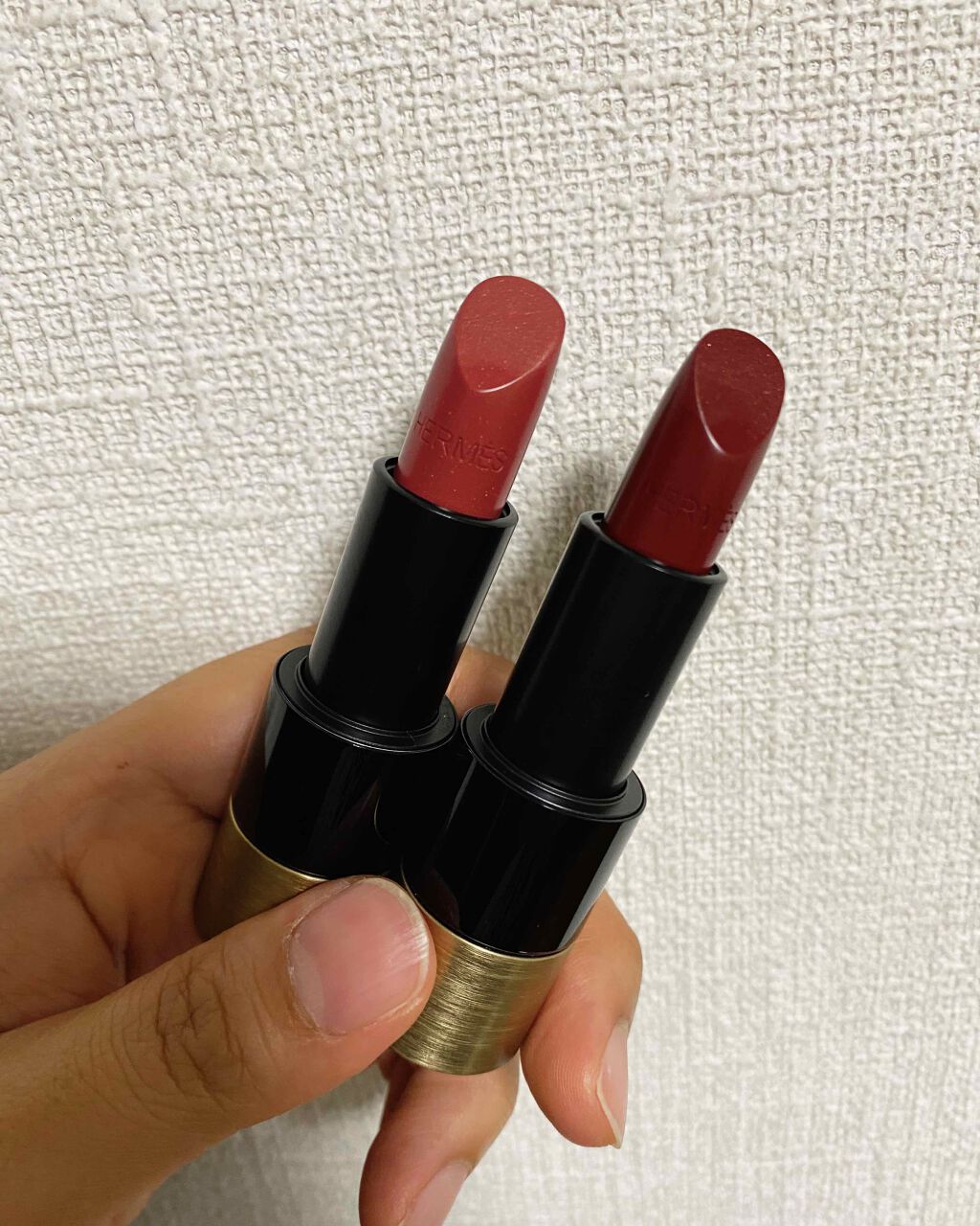 〈ルージュ・エルメス〉 ルージュ ア レーヴル サティネ/エルメス/口紅を使ったクチコミ(2枚目)