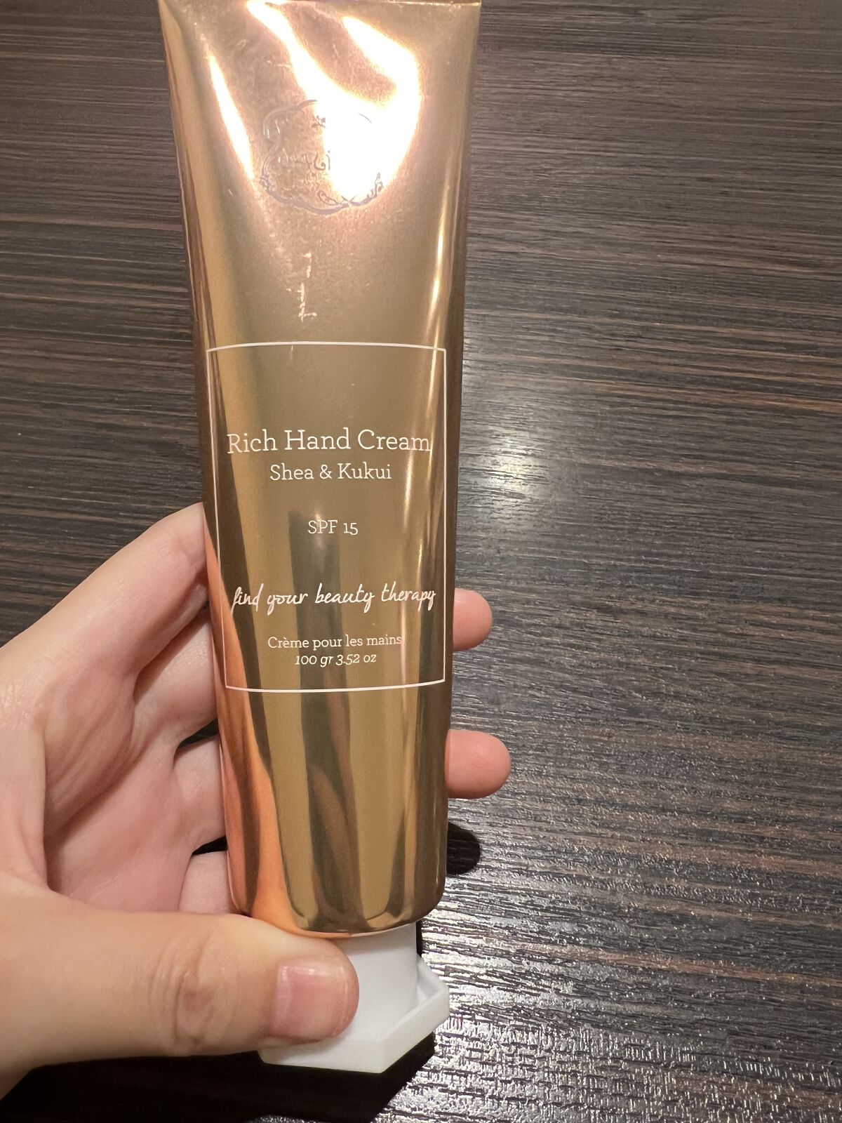 SHEA＆KUKUI  リッチハンドクリーム SPF15/Laline/ハンドクリームを使ったクチコミ（1枚目）