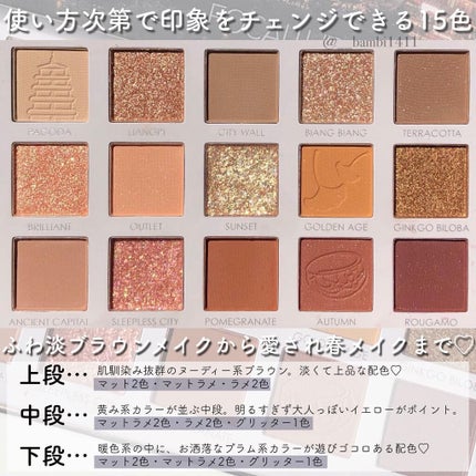 GO TRAVEL 15色アイシャドウパレット/FOCALLURE/アイシャドウパレットを使ったクチコミ(6枚目)